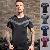 Quick Dry Plus Size Gym Men Sport Wear T Shirts