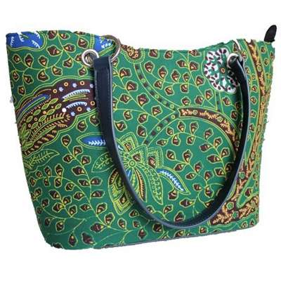 Women bags african bags with wax fabric