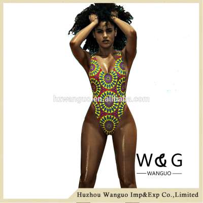 Wholesale African Print Swimsuit