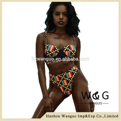 African Print Swimwear Fabric