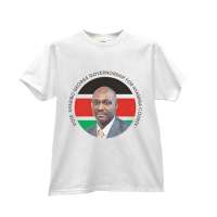 African Print Fabric Election Promotional Items African T-Shirt for Men