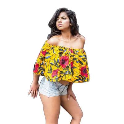 2020 Latest Custom Africa Design Top Women Clothing Sexy One-shoulder Blouse For Ladies Summer Wholesale